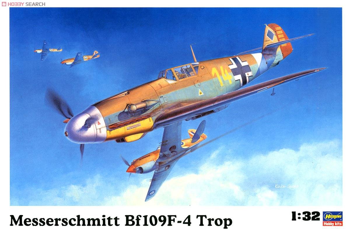 Hasegawa ST31 MESSERSCHMITT Bf109F-4 TROP 1/32