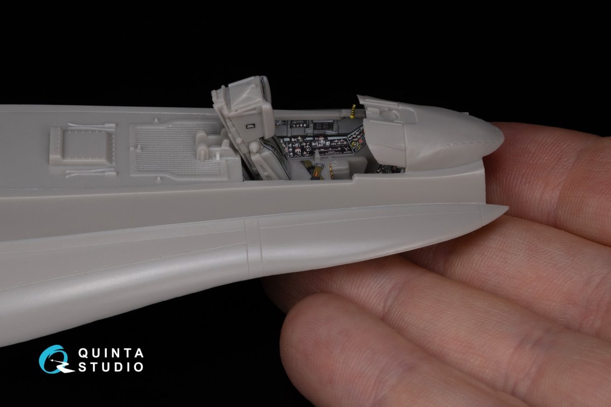 Intérieur imprimé en 3D et coloré sur papier décalcomanie Quinta Studio QD48284 F/A-18A++ (Hasegawa) 1/48 – image 10