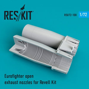 RESKIT RSU72-0108 Tuyères d&amp;#39;échappement ouvertes pour Eurofighter (Revell 1/72)