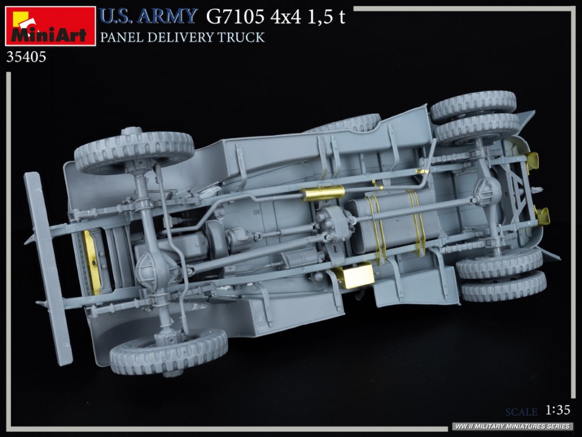 MiniArt 35405 Armée américaine G7105 Camion de livraison de panneaux 4x4 1,5 t 1/35 – image 12