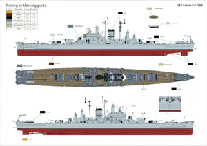 Très Incendie VF700908 USS Salem CA-139 1/700 – image 2
