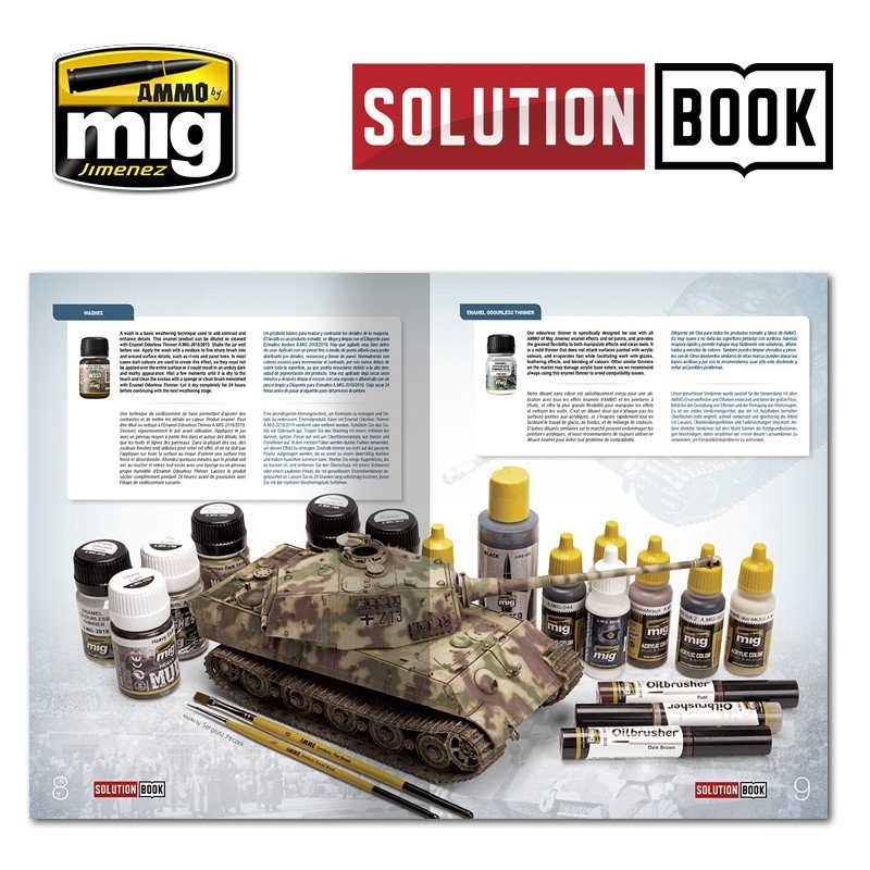 Solutions pour le manuel AMMO of Mig Jimenez 6503. Comment peindre des figurines allemandes de la fin de la Seconde Guerre mondiale (Multilingue). – immagine 4