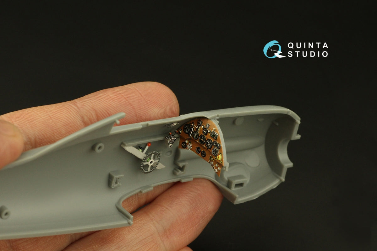Intérieur imprimé en 3D et coloré sur papier décalcomanie Quinta Studio QD48393 Gloster Gladiator MKI (I Love Kit) 1/48 – image 7