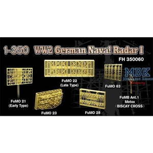Radar allemand Flyhawk FH350060 de la Seconde Guerre mondiale, échelle 1/350