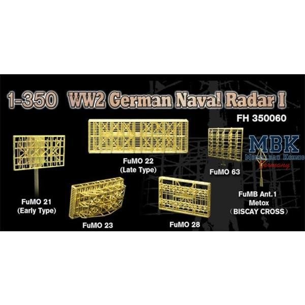 Radar allemand Flyhawk FH350060 de la Seconde Guerre mondiale, échelle 1/350