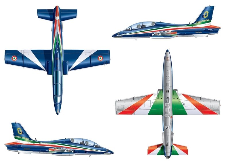 Italeri 1317 MB-339 PAN FREECCE TRI 1/72 – Bild 8