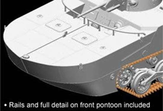 Dragon 7486 Char amphibie IJN Type 2 (Ka-Mi) avec pontons flottants (1/72) – Bild 5