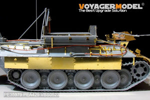 Maquette Voyager PE35979 Bergepanther Ausf.A allemand de la Seconde Guerre mondiale (type ancien, porte-outils Panther A) - Base pour TAKOM 2101 au 1/35 – Bild 14