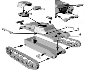 Premier à combattre PL008- PzKpfw IB (1/72) – image 2