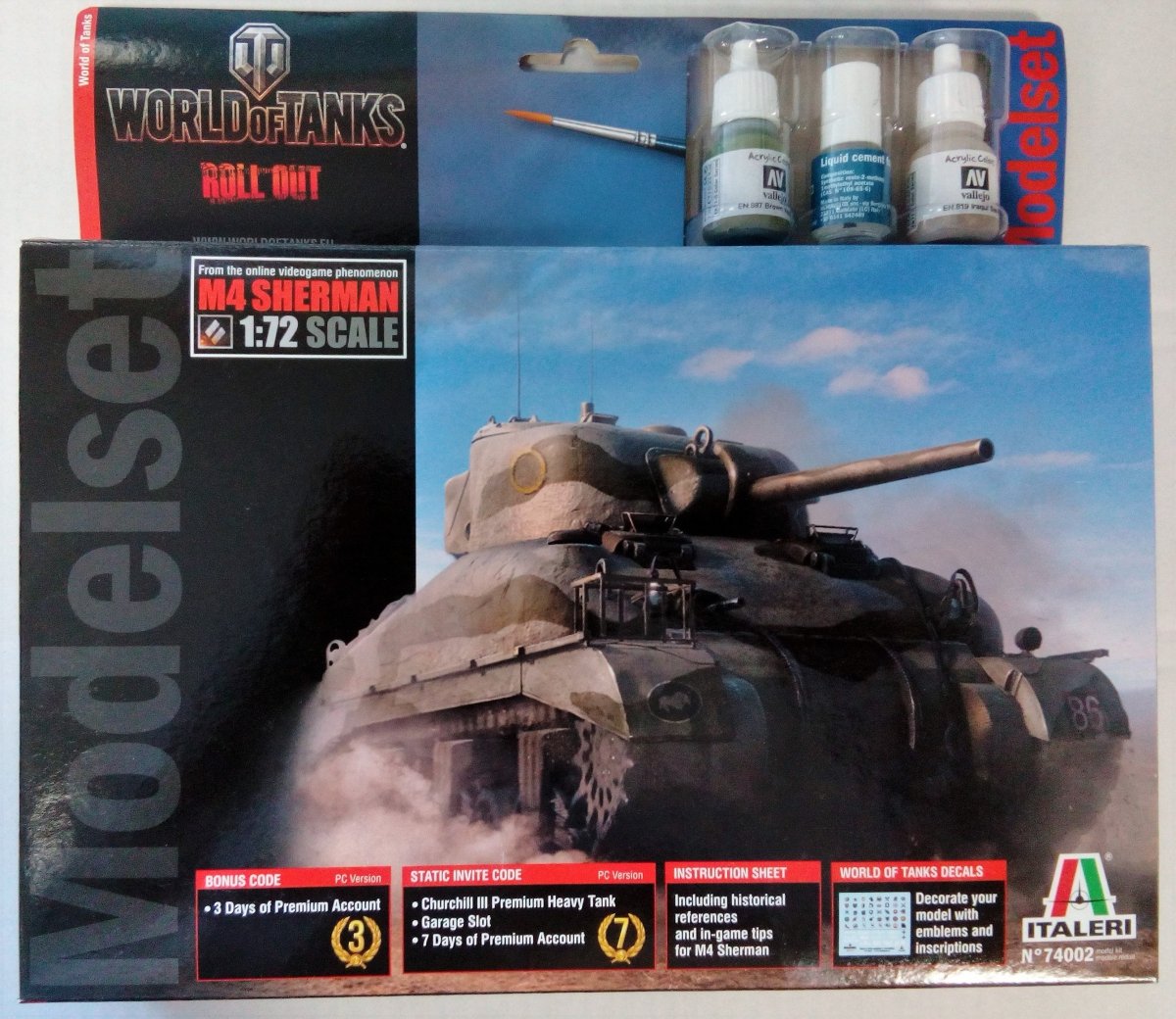 Italeri 74002 SHERMAN - WoT - MAQUETTE (1/72) – image 2