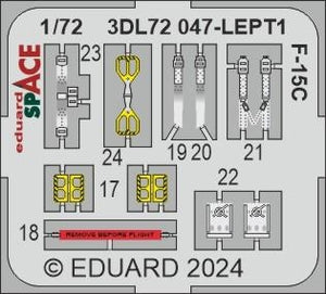 Eduard 3DL72047 F-15C SPACE FINE MOLDS 1/72 – image 2
