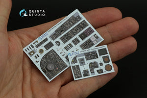 Intérieur imprimé en 3D et coloré sur papier décalcomanie Quinta Studio QDS-32108 A-6A Intruder (Trumpeter) (Petite version) 1/32 – immagine 10