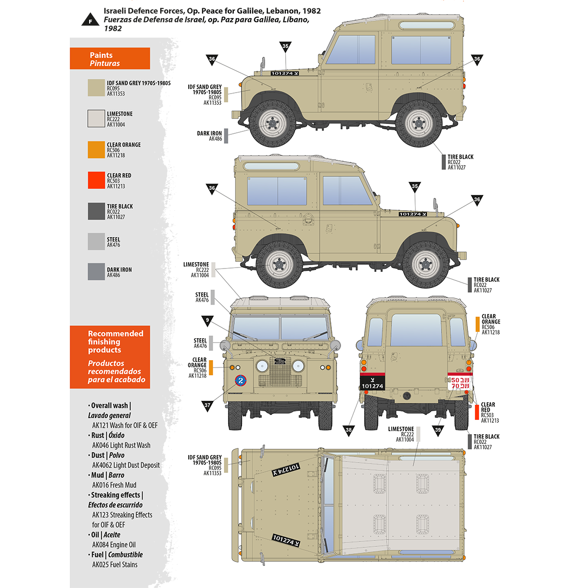 AK Interactive AK35013 LAND ROVER 88 SERIES IIA BREAK 1/35 – image 19