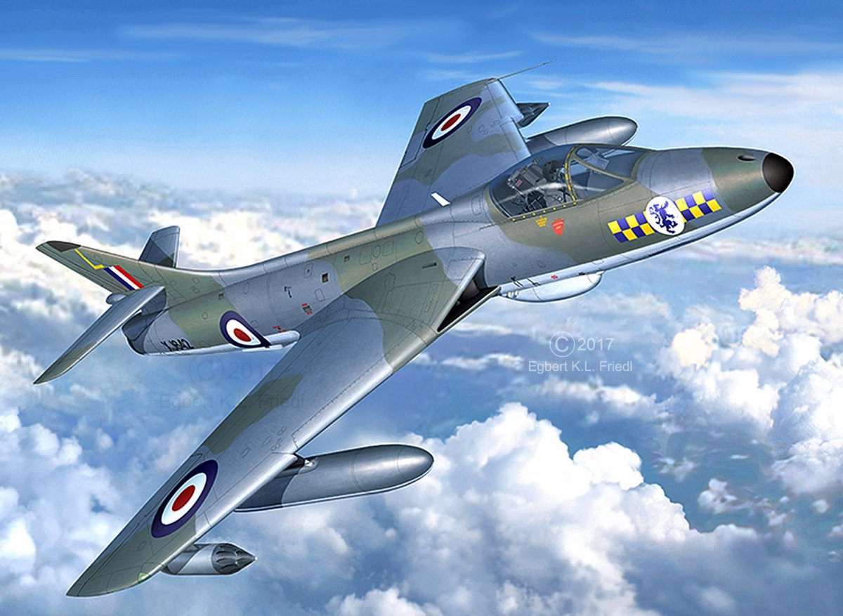 Revell 63908 Légendes britanniques : Maquette Hawker Hunter FGA.9 (1/72) – image 2