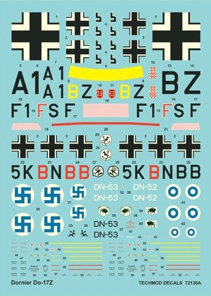 Techmod 72136 - Dornier Do 17Z 1/72