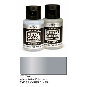 Vallejo 77706 Couleur Métal - Aluminium Blanc 32 ml