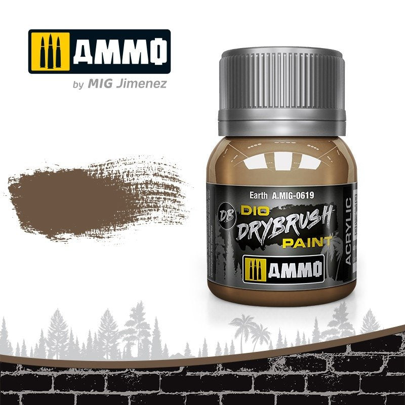 Munitions Mig 0619 DRYBRUSH Terre 40 ml
