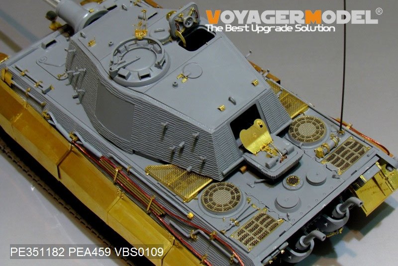 Maquette Voyager PE351182 Char King Tiger allemand de la Seconde Guerre mondiale (tourelle Hensehel) (pour kit DRAGON/ZVEZDA) 1/35 – Bild 8
