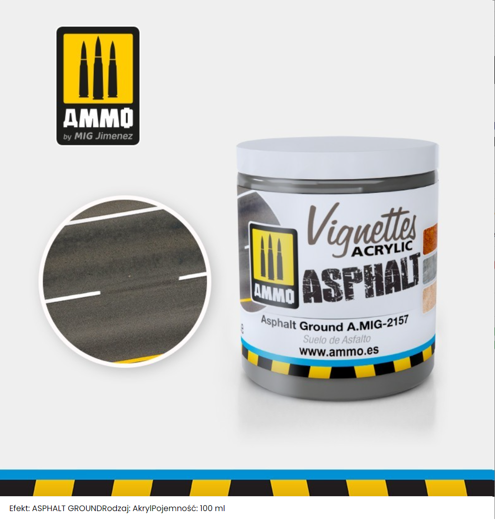 Munitions de Mig 2157 TEXTURE : SOL ASPHALTE 100 ml