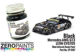 Peinture Zero Paints ZP-1597 Noir - Mercedes AMG GT3 LEON CVSTOS 30 ml