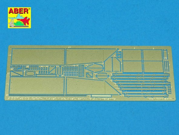 Aber 48019 Char moyen allemand Pz.Kpfw. IV, Ausf.H, J début - vol. 3 - set supplémentaire - jupes de tourelle (1/48)