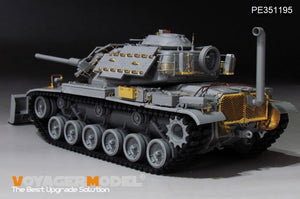 Kit de mise à niveau Voyager Model PE351195 pour char de combat principal américain moderne M60A1 (pour TAKOM 2142) à l&amp;#39;échelle 1/35 – immagine 6
