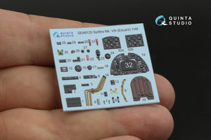 Intérieur imprimé en 3D et coloré sur papier décalcomanie Quinta Studio QD48120 Spitfire Mk.VIII (Eduard) 1/48 – image 6