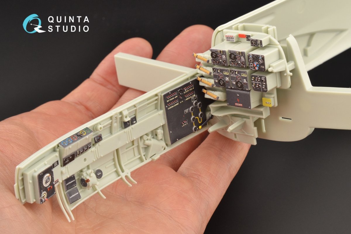 Quinta Studio QD32084 Ju 88A-1 3D-Printed &amp;amp; coloured Interior on decal paper ( Revell ) 1/32 – zdjęcie 3