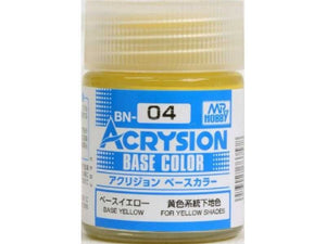 Gunze Sangyo BN04 Acrysion Base Color - Jaune 18ml