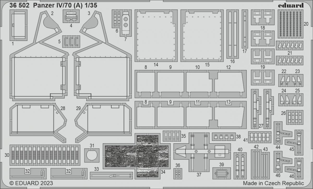 Eduard 36502 Panzer IV/70 (A) TAMIYA 1/35