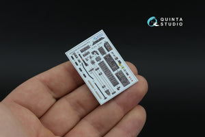 Intérieur imprimé en 3D et coloré sur papier décalcomanie Quinta Studio QDS-35153 AH-1W (Trumpeter) (Petite version) 1/35 – image 9
