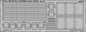 Eduard 36246 Tsahal Merkava Mk. Boucliers d&amp;#39;armure IIID 1/35 Meng – imagen 2