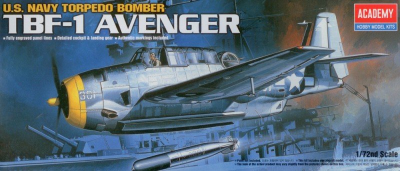 Academy 12452 TBF-1 Avenger 1/72