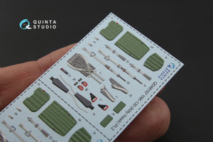 Intérieur coloré imprimé en 3D sur papier décalcomanie pour le Yak-130 de Quinta Studio QD48157 (pour kit KittyHawk) à l&amp;#39;échelle 1/48 – Bild 5