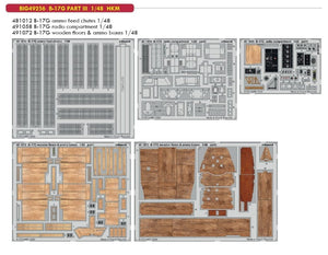 Eduard BIG49256 B-17G PARTIE III 1/48 pour HK MODELS – immagine 2