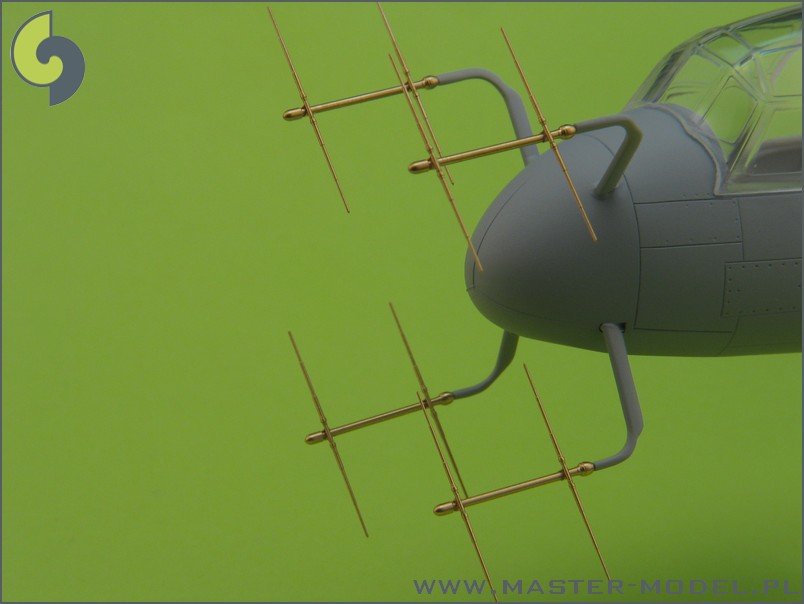 Master AM-48-027 Radar allemand FuG 220 Lichtenstein SN-2 (utilisé sur les chasseurs de nuit Bf 110, Ju 88) (1/48) – image 5