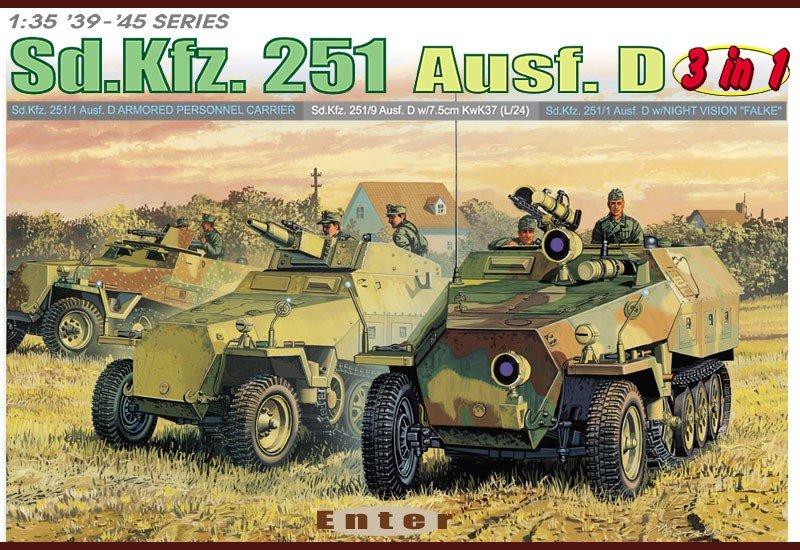 Dragon 6233 Sd.Kfz. 251 ausf.D 1/35