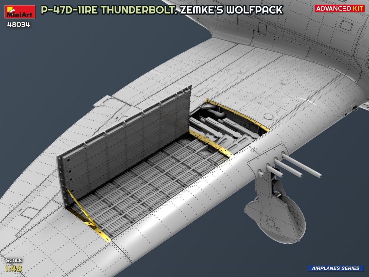 MiniArt 48034 P-47D-11RE Thunderbolt. Zemke&amp;#39;s Wolfpack. Advanced Kit 1/48 – zdjęcie 9