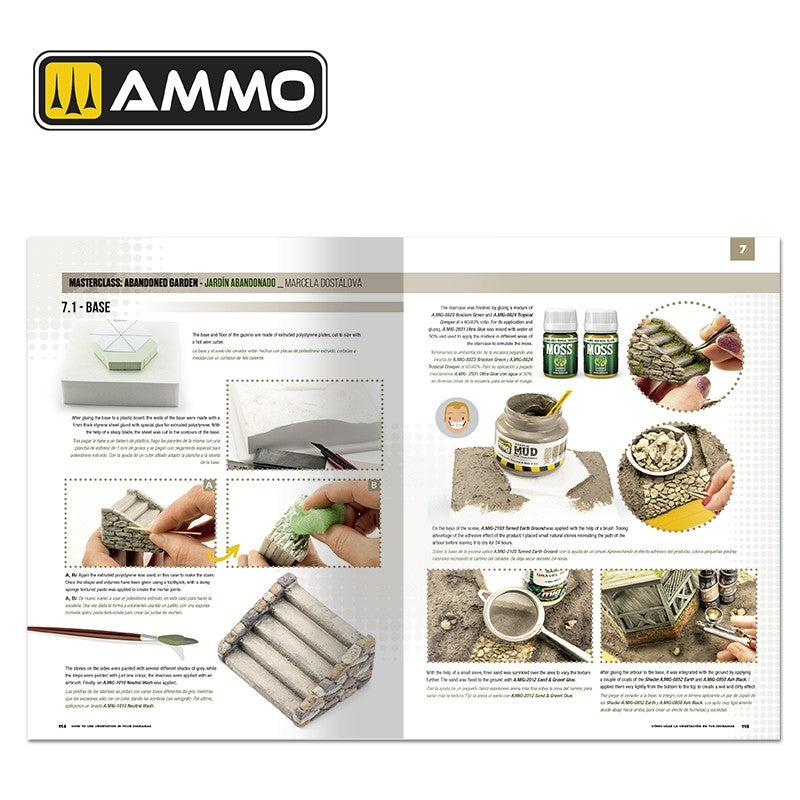 AMMO of Mig Jimenez 6254 MODELLING SCHOOL - How to use Vegetation in your Dioramas (Bilingual- English, Spanish) – zdjęcie 6