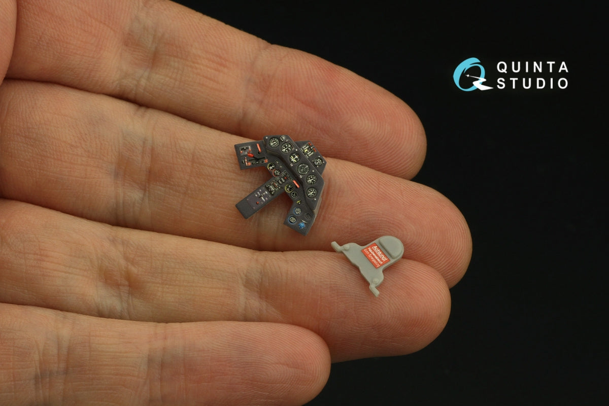Intérieur imprimé en 3D et coloré sur papier décalcomanie Quinta Studio QD48316 Fw 190A-4 (Hasegawa) 1/48 – image 7