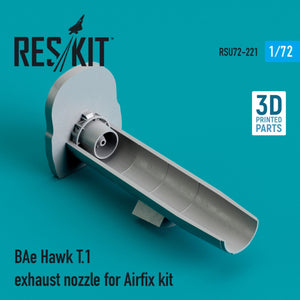 RESKIT RSU72-0221 BAE HAWK T.1 TUYAU D&amp;#39;ÉCHAPPEMENT POUR KIT AIRFIX (IMPRIMÉ EN 3D) 1/72 – image 2