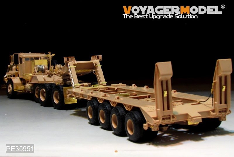 Voyager Model PE35951 Semi-remorque pour engins lourds M911 C-HET et M747 de l&amp;#39;armée américaine moderne pour MENG SS-013 1/35 – immagine 5