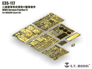 ET Model E35-117 WWII German Panther II (Pour DRAGON Smart Kit) (1/35)