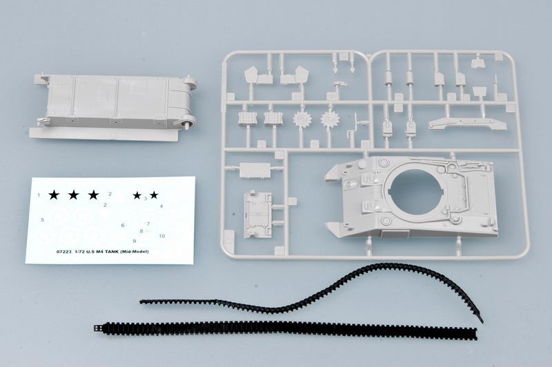 Trumpeter 07223 M4 (Mid) CHAR (1/72) – Bild 8