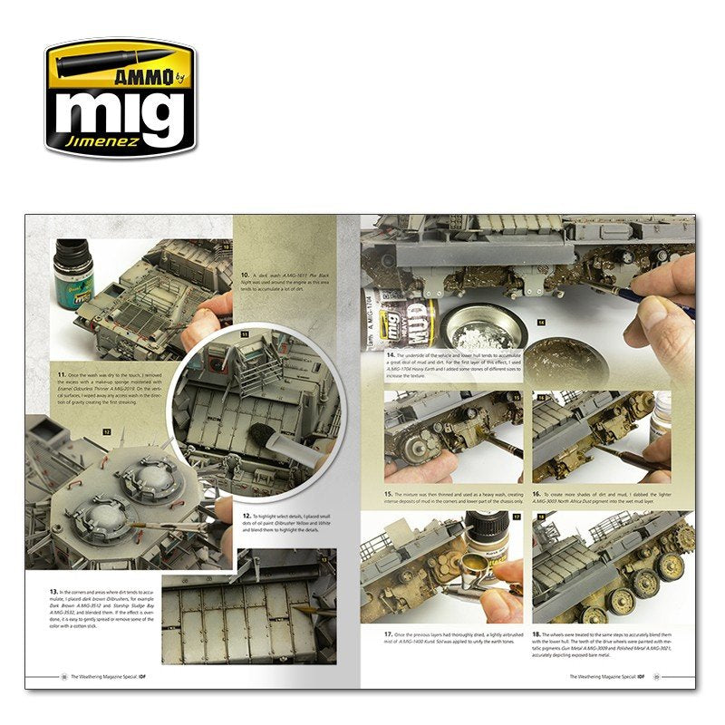 Ammo of Mig Jimenez 6128 TWMS - COMMENT PEINDRE LES CHARS DE Tsahal - GUIDE DE VIEILLISSEMENT (Anglais) – image 7