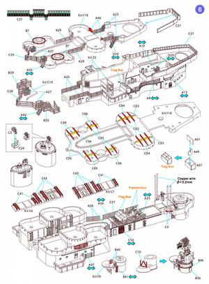 Kit de détail Very Fire VF700009 USS Missouri BB-63 pour maquette VeryFire au 1/700 – Bild 7