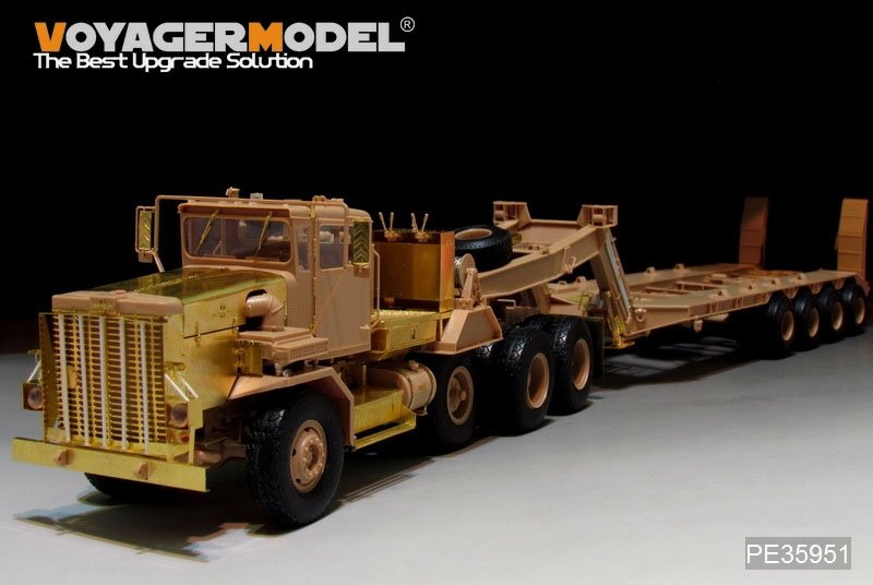 Voyager Model PE35951 Semi-remorque pour engins lourds M911 C-HET et M747 de l&amp;#39;armée américaine moderne pour MENG SS-013 1/35 – immagine 2