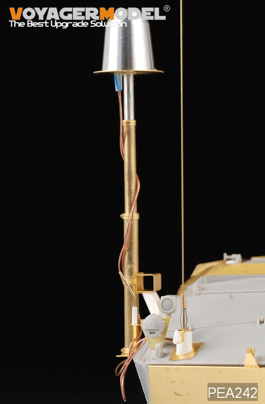 Ensemble d&amp;#39;antennes ECM LAV-25 modernes américaines Voyager modèle PEA242 (mât télescopique) (GP) 1/35 – image 2