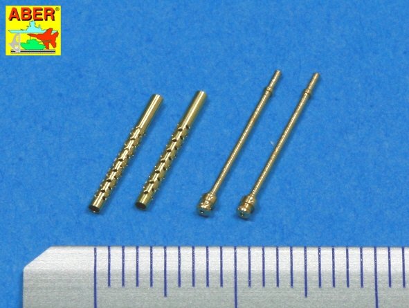 Aber A48 012 Jeu de 2 canons pour mitrailleuses d&amp;#39;avion japonaises Type 97 de 7,7 mm (1/48) – image 2