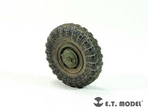 Roues de route lestées pour véhicule militaire polyvalent à haute mobilité russe GAZ39371 (modèle ET ER35-067) - Compatible avec la maquette TRUMPETER 05594 au 1/35 – image 3